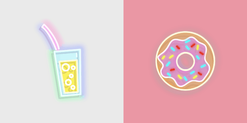 Cute Neon Cursor Pack