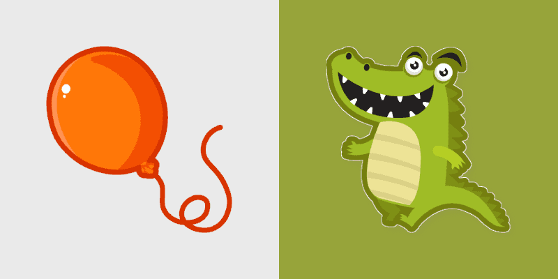 Cute Crocodile Custom Cursor Pack