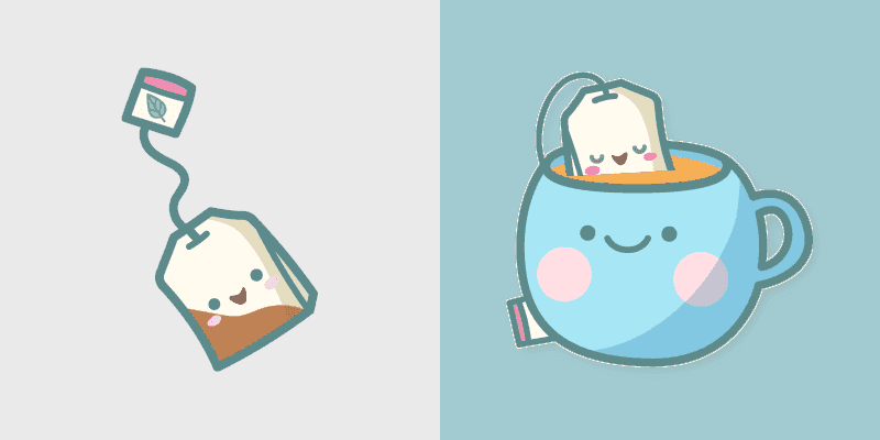 Whimsy Tea Time Custom Cursors Pack