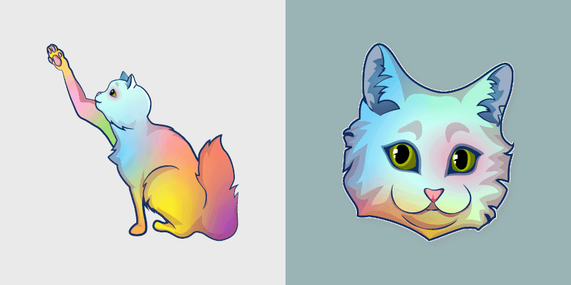 Vibrant Whiskers Custom Cursor Pack