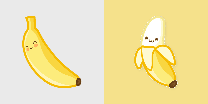 Bright Banana Custom Cursors Pack