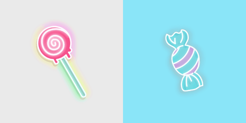 Neon Candy Custom Cursor Pack