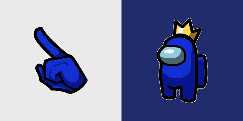 Blue Crown Crewmate
