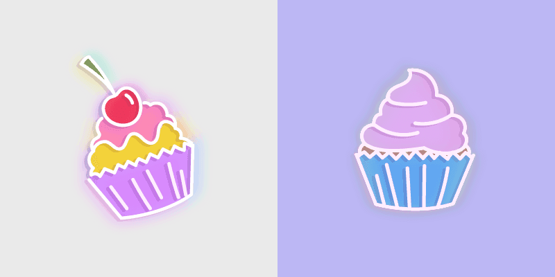 Cute Cursor Pack: Neon Treats for Windows