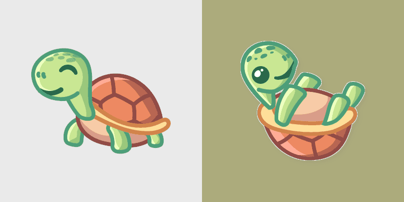 Green Turtle Custom Cursor Pack