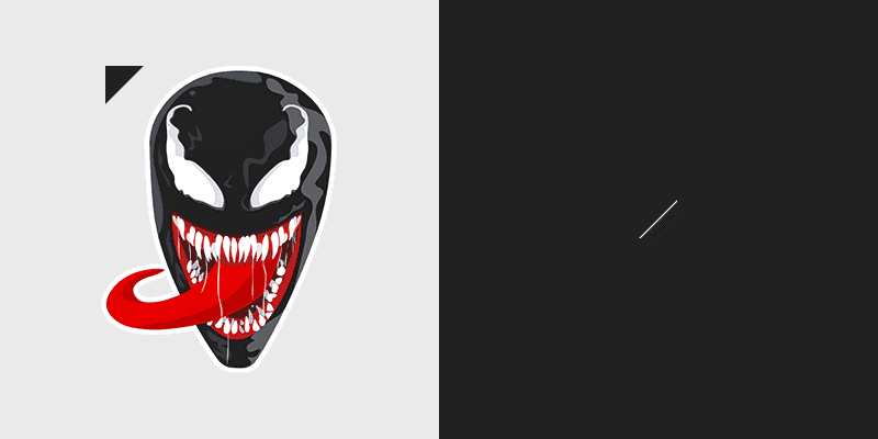 Venom-inspired Custom Cursor