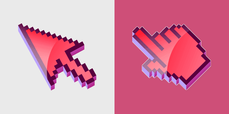 Red Pixel Revival Cursor Pack