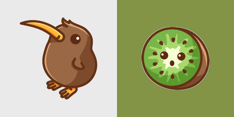 Cute Kiwi Cursor Pack