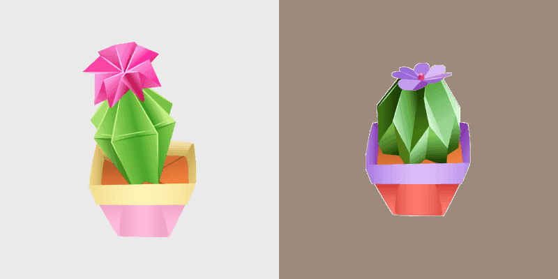 Origami Cactus