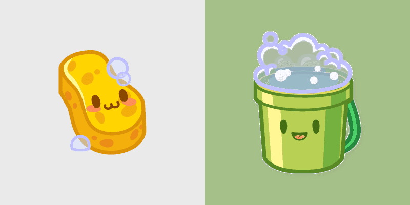 Sponge and Bucket Friends