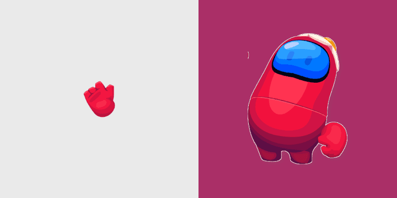 Among Us Fall Guys Custom Cursor Pack