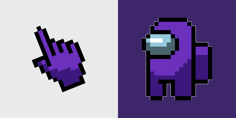 Purple Galaxy Crewmate