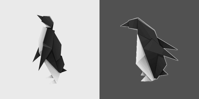 Origami Penguin