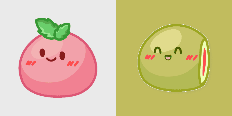 Cute Cursors: Japanese Mochi Pack
