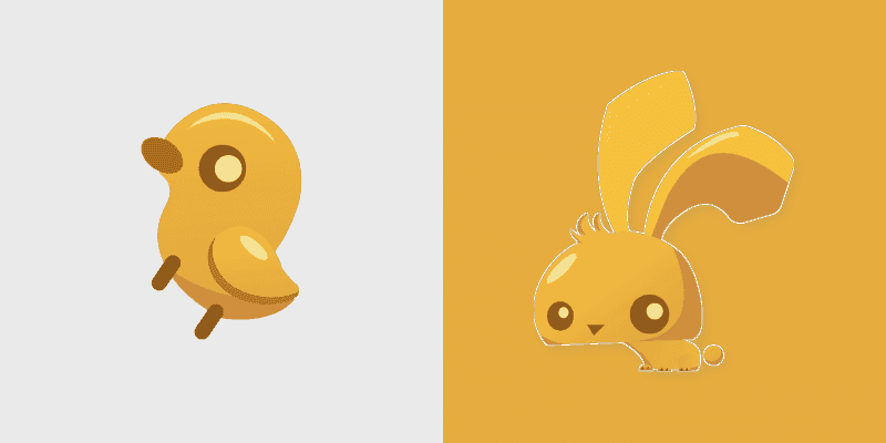 Golden Bunny Ducky