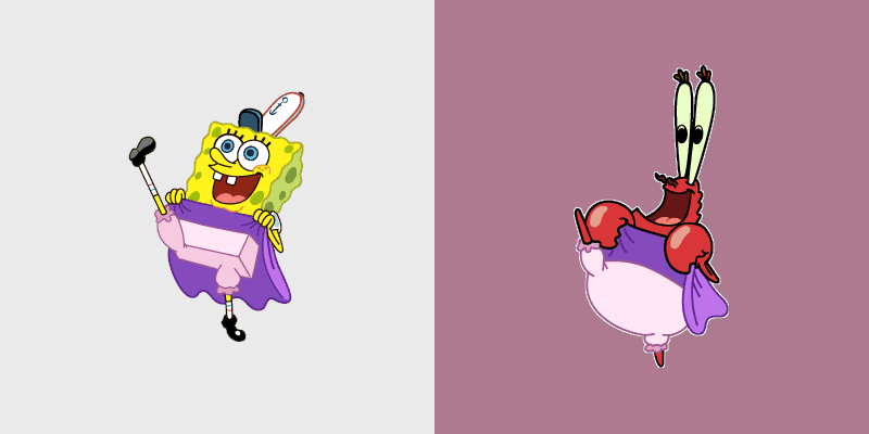 Characters From Bikini Bottom