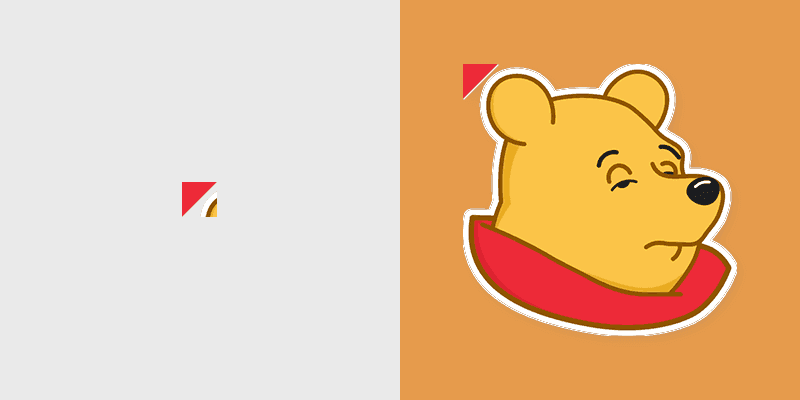 Adorable Tuxedo Winnie the Pooh Mouse Cursor