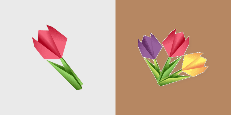 Origami Tulip