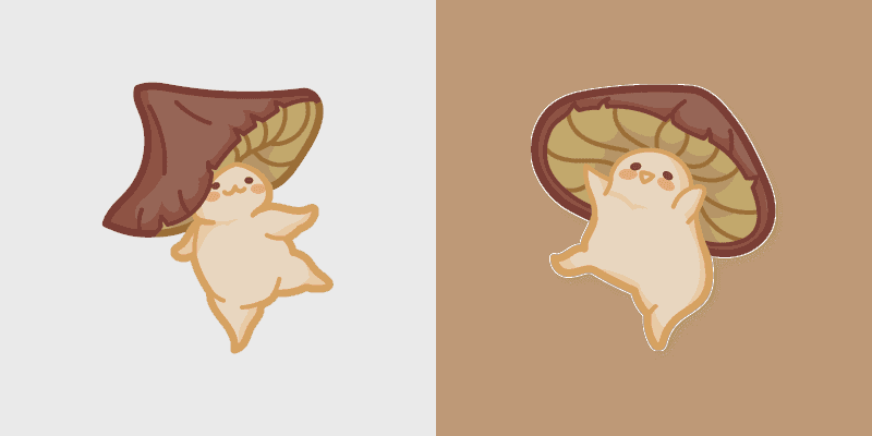 Dancing Mushroom Custom Cursor Pack