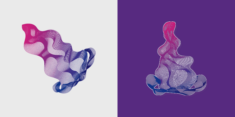 Custom Cute Cursor Pack: Abstract Threads