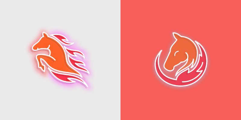 Fire Horse Frenzy Custom Cursor Pack