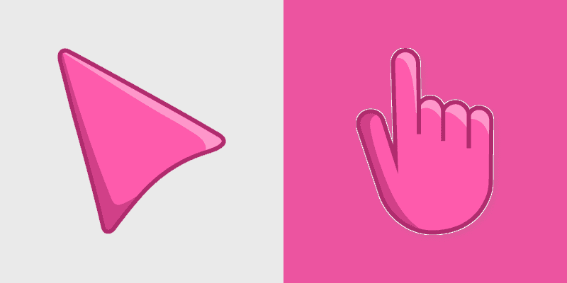 Rosey Bubble Cursor Pack