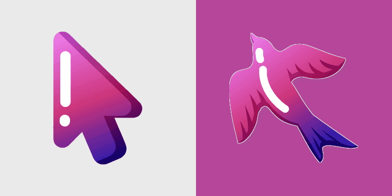 Custom Cursor Swallow Pack