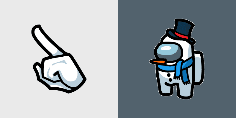 Custom Cursor Snowman Pack