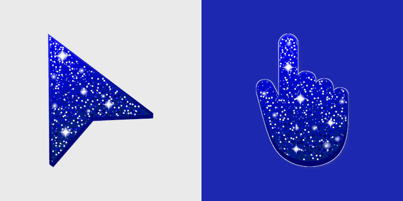 Glistening Royal Cursor Pack