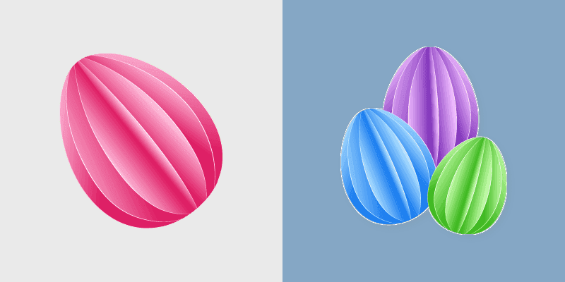 Custom Cute Cursor Pack - Origami Easter Edition