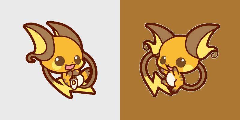 Cute Pokemon Raichu