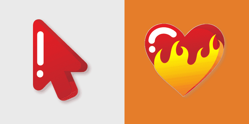 Enchanting Flame Cursor Pack