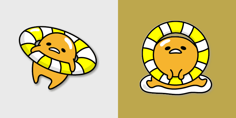 Swimming Gudetama