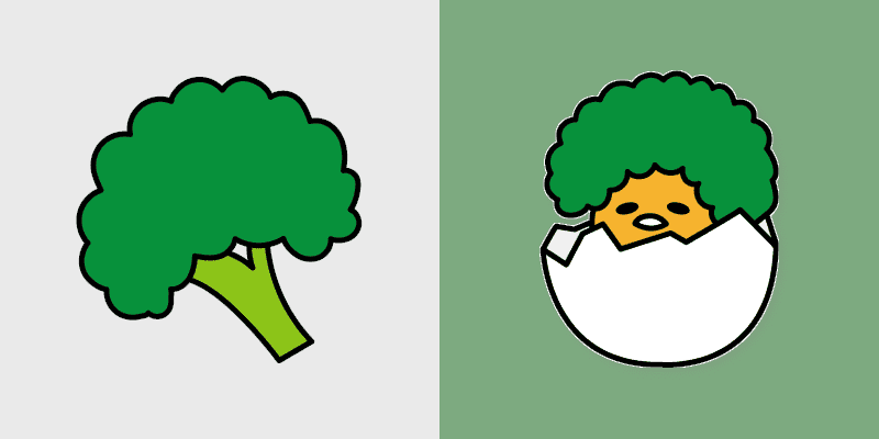 Broccoli Gudetama