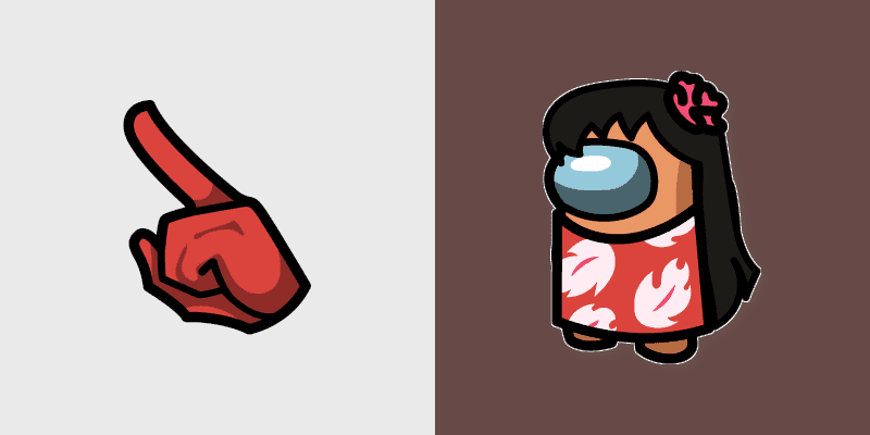 Lilo & Stitch Among Us Custom Cursor Pack