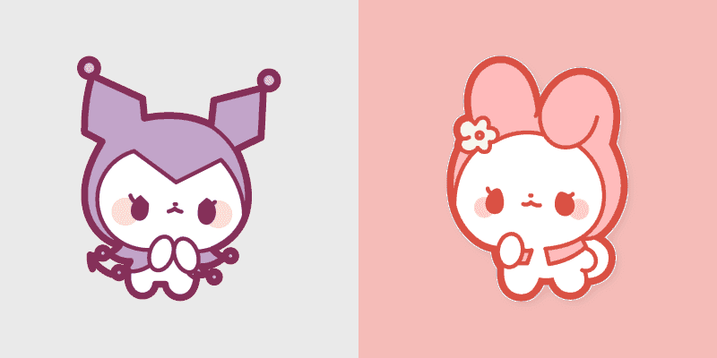 My Melody and Kuromi Cute