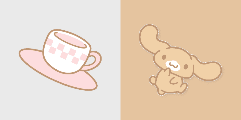 Cute Cursor Pack: Sanrio's Cappuccino & Java Journey
