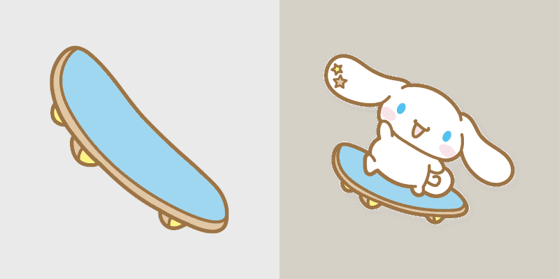 Cinnamoroll Skateboard