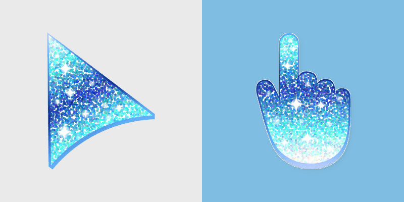 Cute Blue Ocean Custom Cursor Pack