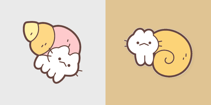 Adorable Cute Cat Snail