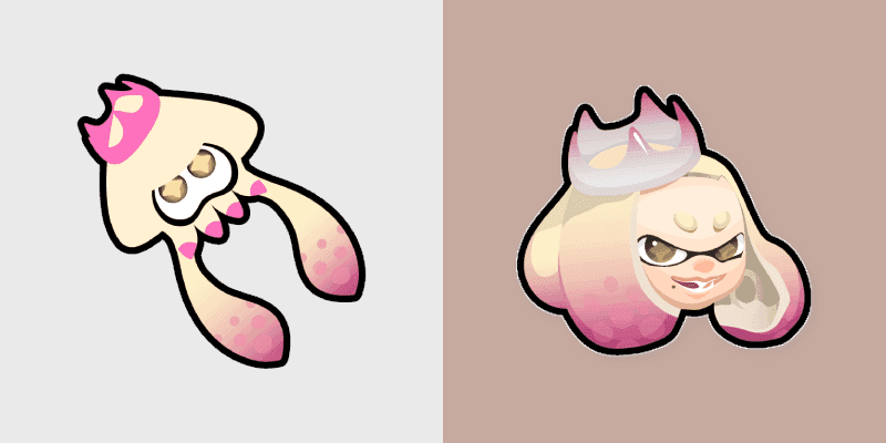 Cute Splatoon Custom Cursor Pack