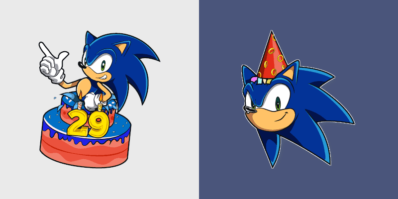 Sonic's Celebration Cursor Pack