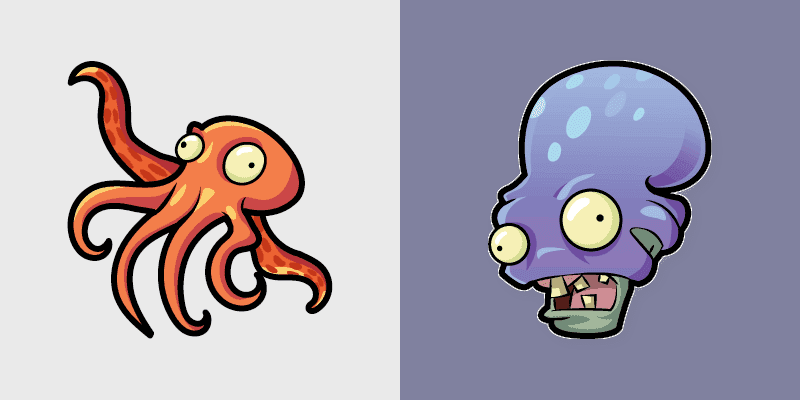 Plants vs. Zombies Cute Octo Curser