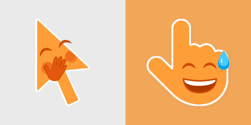 Cute Cursor Collection - Grinning
