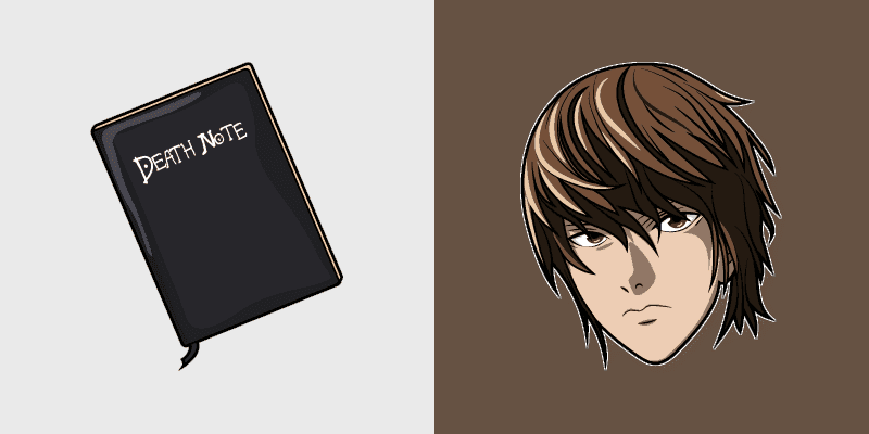 Light Yagami Anime Cute Cursor Pack