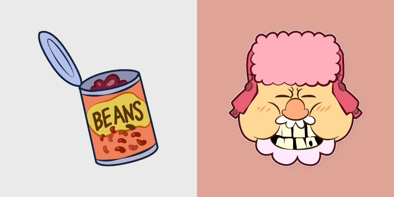 Sticky Joe and Bean