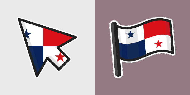 Panama Flag Custom Cursor Pack