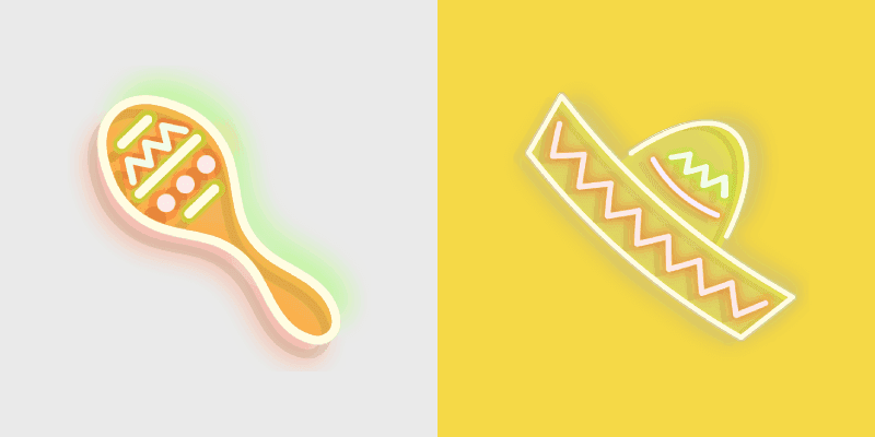 Neon Cute Cursor Pack
