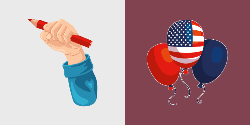 Labor Day Balloons