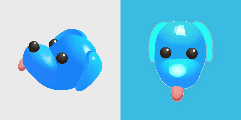 Custom Cursor Pack - Roblox Adopt Me Blue Dog